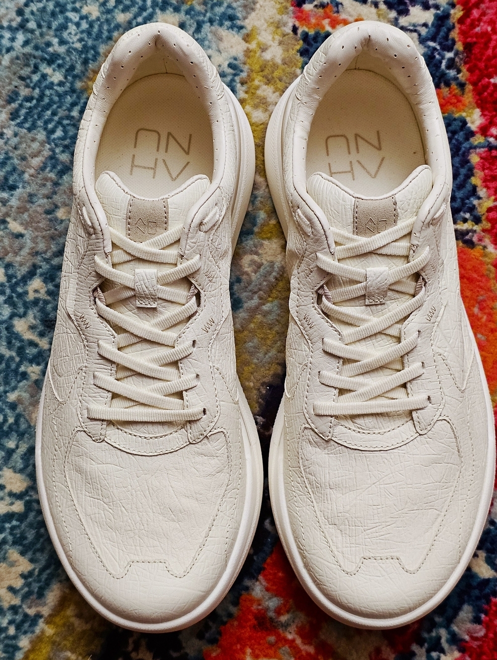 Ahnu Sequence 1.1 Sport Mens 9.5 / Womens 11 White Lace Up Casual Shoes Sneakers